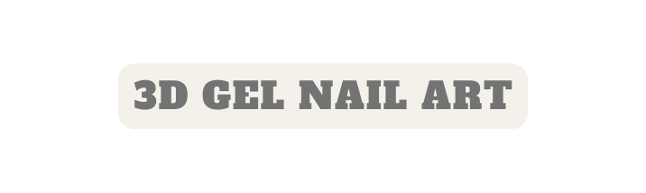 3d gel Nail Art